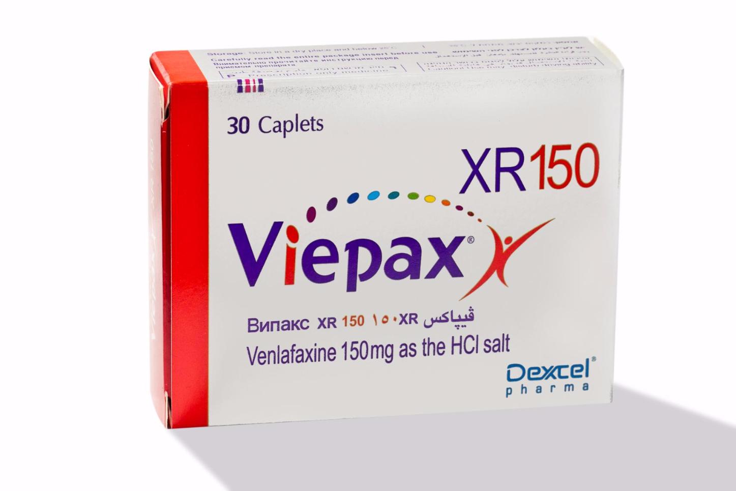 Viepax XR (Віепакс XR) 150 mg 30 caplets  - Не вказано